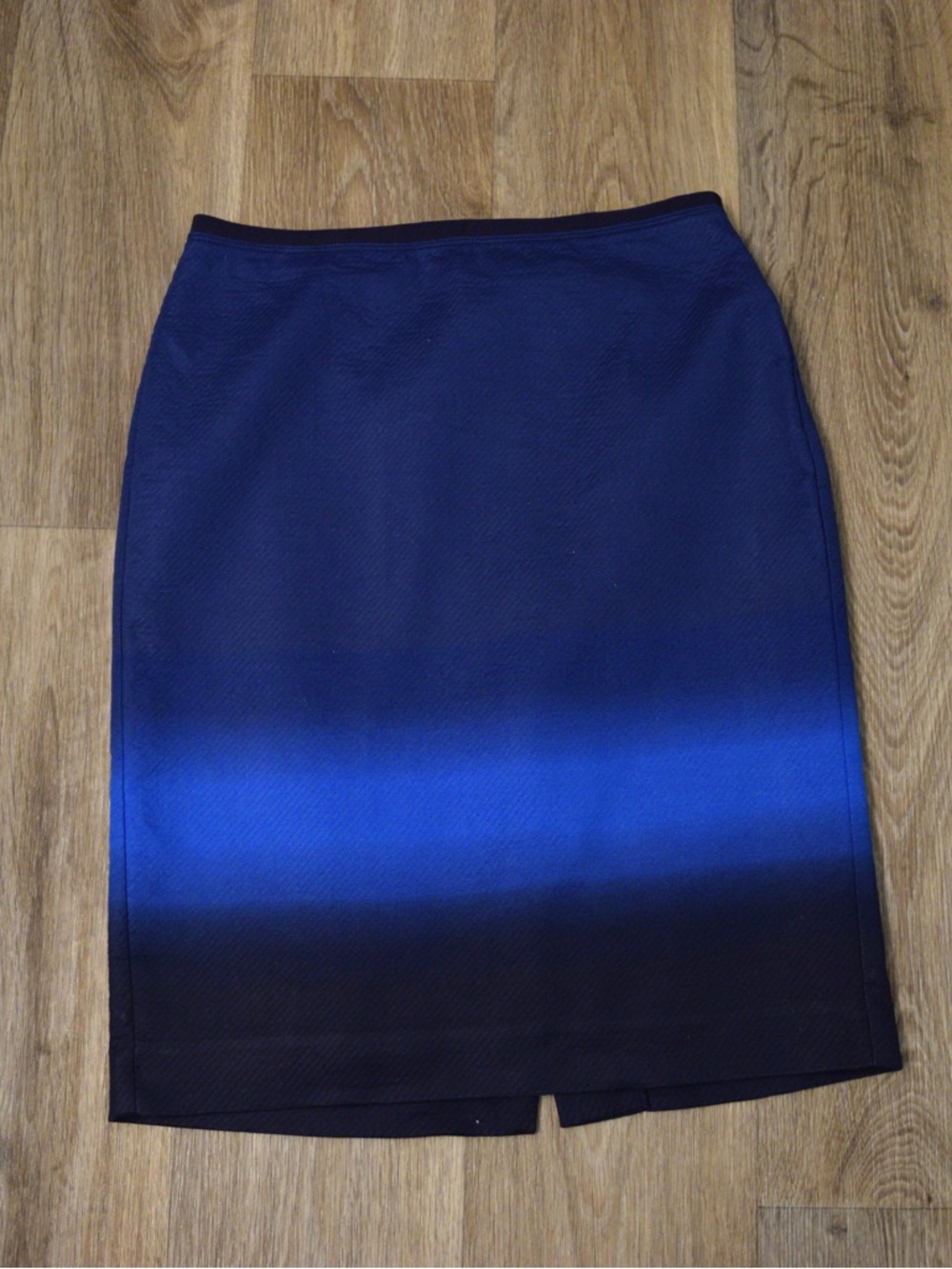 LOFT Navy Blue Pencil Skirt Knee Length Work Office Career Classic Size 2 - Picture 2 of 14